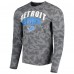 Футболка с длинным рукавом Detroit Lions MSX by Michael Strahan Performance Camo - Black