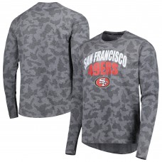 Футболка с длинным рукавом San Francisco 49ers MSX by Michael Strahan Performance Camo - Black