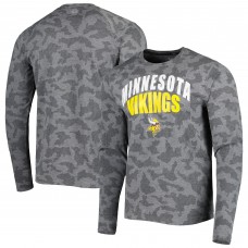 Футболка с длинным рукавом Minnesota Vikings MSX by Michael Strahan Performance Camo - Black