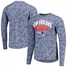Футболка с длинным рукавом New England Patriots MSX by Michael Strahan Performance Camo - Navy