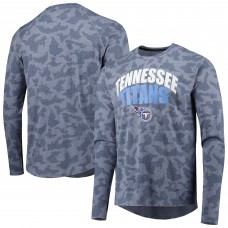 Футболка с длинным рукавом Tennessee Titans MSX by Michael Strahan Performance Camo - Navy