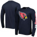 Футболка с длинным рукавом Arizona Cardinals Starter Navy Halftime Футболка с длинным рукавом Arizona Cardinals Starter Navy Halftime
