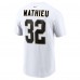 Футболка с номером Tyrann Mathieu New Orleans Saints Nike - White