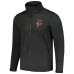 Кофта на молнии Atlanta Falcons Dunbrooke Explorer Tech - Heather Black