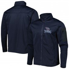 Кофта на молнии Tennessee Titans Dunbrooke Freestyle Coated Tech Fleece - Heather Navy