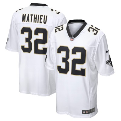 Игровая джерси New Orleans Saints Tyrann Mathieu Nike White Game