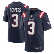 Игровая джерси Jabrill Peppers New England Patriots Nike - Navy