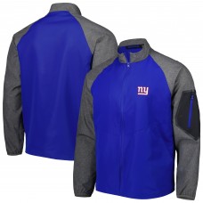 Куртка New York Giants Dunbrooke Hurricane Raglan Windbreaker - Royal/Heather Gray