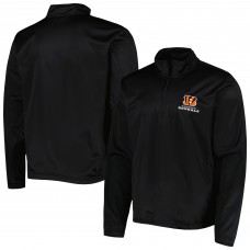 Cincinnati Bengals Dunbrooke Black All-Star Tech Quarter-Zip Top