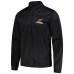 Кофта на короткой молнии Arizona Cardinals Dunbrooke All-Star Tech - Black