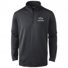 Baltimore Ravens Dunbrooke Black All-Star Tech Quarter-Zip Top