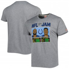 Футболка Jonathan Taylor & Shaquille Leonard Indianapolis Colts Homage NFL Jam Tri-Blend - Heathered Gray