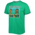 Футболка Randall Cunningham & Reggie White Philadelphia Eagles Homage NFL Retired Jam Tri-Blend - Heathered Kelly Green