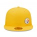 Бейсболка Pittsburgh Steelers New Era Gold Flawless 59FIFTY