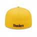 Бейсболка Pittsburgh Steelers New Era Gold Flawless 59FIFTY