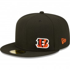 Бейсболка Cincinnati Bengals New Era Black Flawless 59FIFTY