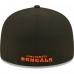 Бейсболка Cincinnati Bengals New Era Black Flawless 59FIFTY