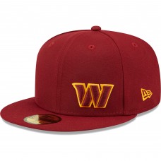 Бейсболка Washington Commanders New Era  Flawless 59FIFTY - Burgundy
