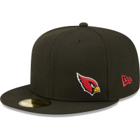 Бейсболка Arizona Cardinals New Era Black Flawless 59FIFTY