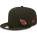 Бейсболка Arizona Cardinals New Era Black Flawless 59FIFTY