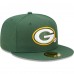 Бейсболка Green Bay Packers New Era Lips 59FIFTY - Green