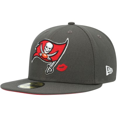 Бейсболка Tampa Bay Buccaneers New Era Lips 59FIFTY - Pewter