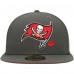 Бейсболка Tampa Bay Buccaneers New Era Lips 59FIFTY - Pewter