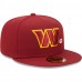 Бейсболка Washington Commanders New Era Lips 59FIFTY - Burgundy