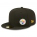 Бейсболка Pittsburgh Steelers New Era Black Flawless 59FIFTY Бейсболка Pittsburgh Steelers New Era Black Flawless 59FIFTY