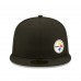 Бейсболка Pittsburgh Steelers New Era Black Flawless 59FIFTY