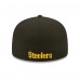Бейсболка Pittsburgh Steelers New Era Black Flawless 59FIFTY