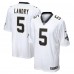 Игровая джерси New Orleans Saints Jarvis Landry Nike White Player Game
