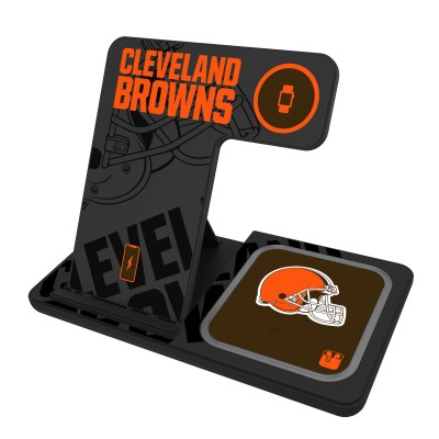 Cleveland Browns Keyscaper 3-In-1 Wireless Charger