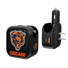 Блок зарядки Chicago Bears Team Logo Dual Port USB Car & Home
