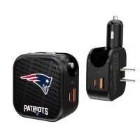 Блок зарядки New England Patriots Dual Port USB Car & Home