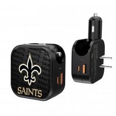 Блок зарядки New Orleans Saints Dual Port USB Car & Home