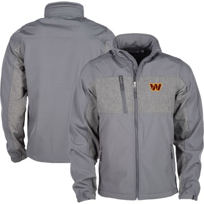 Кофта на молнии Washington Commanders Dunbrooke Zephyr Softshell - Graphite