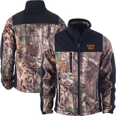 Кофта на молнии Washington Commanders Dunbrooke Hunter Softshell - Realtree Camo