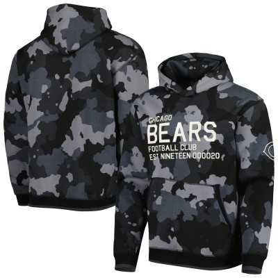 Толстовка Chicago Bears The Wild Collective Camo - Black