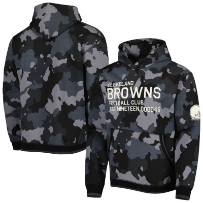Толстовка Cleveland Browns The Wild Collective Camo - Black