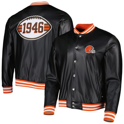 Куртка Cleveland Browns The Wild Collective Metallic - Black