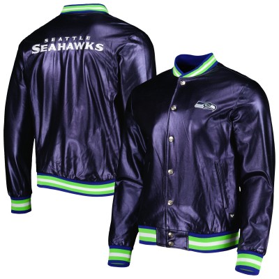 Куртка Seattle Seahawks The Wild Collective Metallic - College Navy