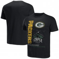 Green Bay Packers NFL x Staple World Renowned T-Shirt - Black