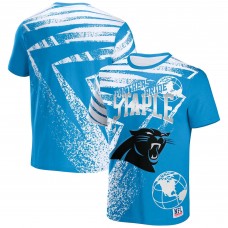 Carolina Panthers NFL x Staple All Over Print T-Shirt - Blue