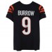 Autographed Cincinnati Bengals Joe Burrow Fanatics Authentic Black Nike Elite Jersey