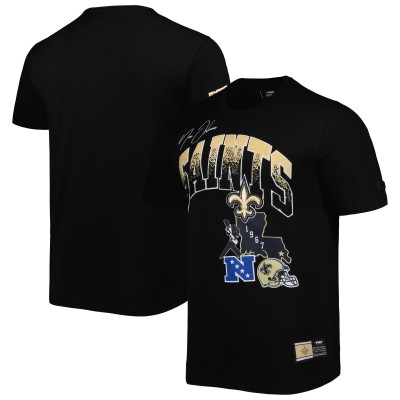 Футболка New Orleans Saints Pro Standard Black Hometown Collection