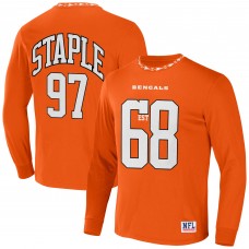 Футболка с длинным рукавом Cincinnati Bengals NFL x Staple Core Team - Orange