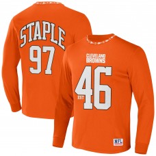 Футболка с длинным рукавом Cleveland Browns NFL x Staple Core Team - Orange