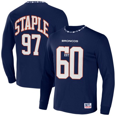 Футболка с длинным рукавом Denver Broncos NFL x Staple Core Team - Navy