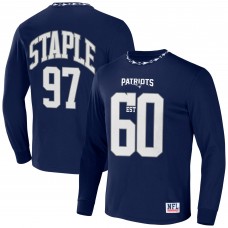 Футболка с длинным рукавом New England Patriots NFL x Staple Core Team - Navy